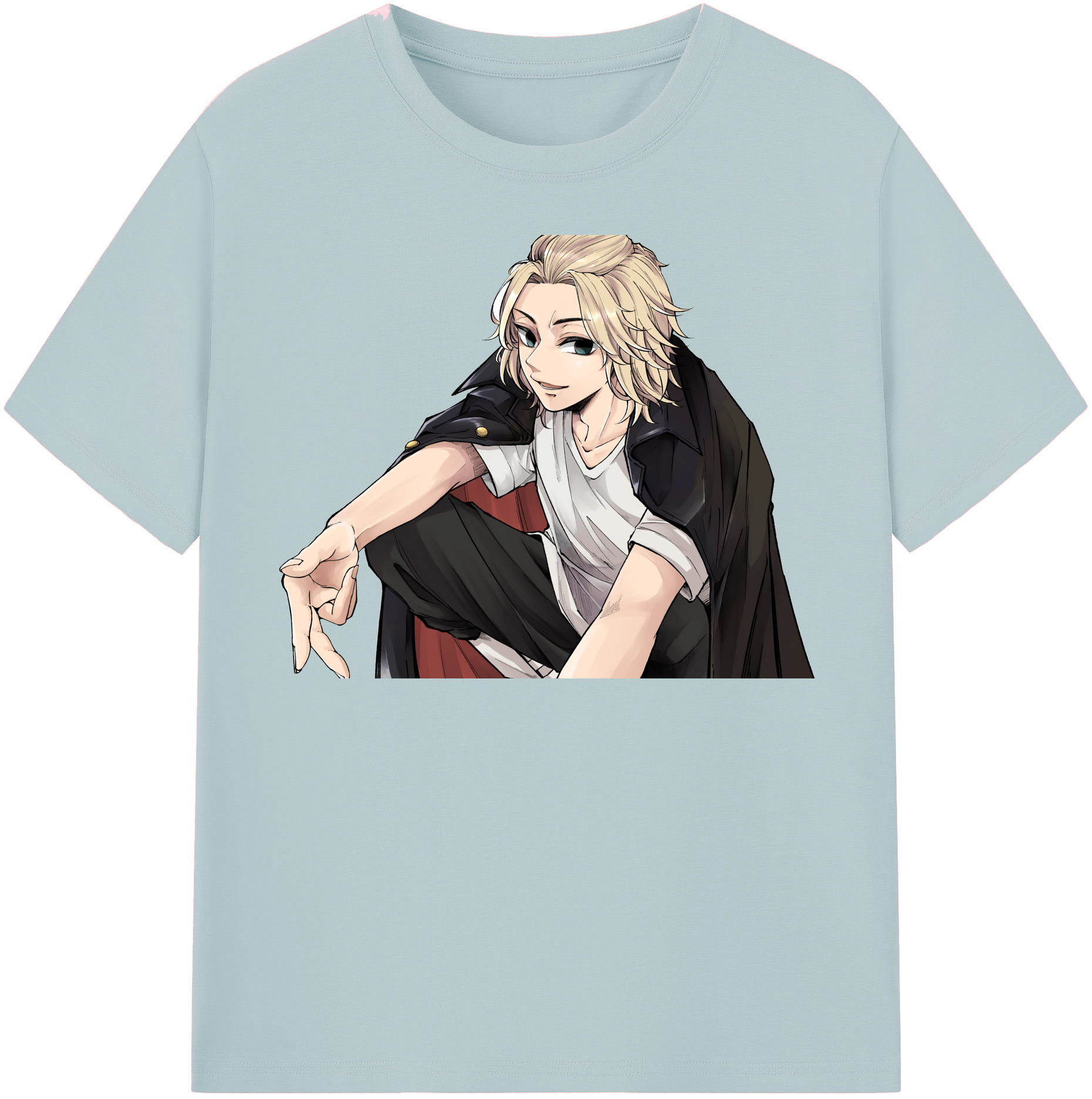 （画像用） 東京リベンジャーズ Tokyo Revengers 綿100％半袖Tシャツ（フロントプリント）
